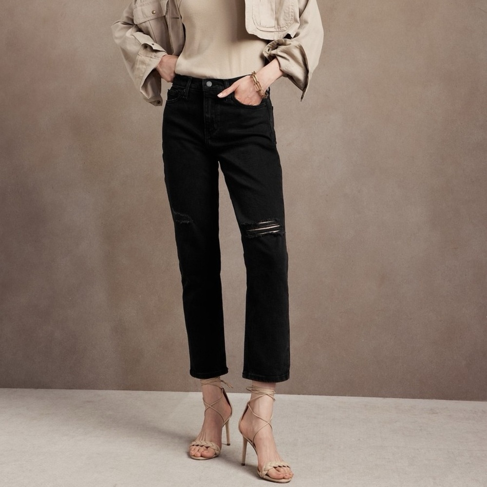 Banana Republic high rise straight jeans (SHORT)